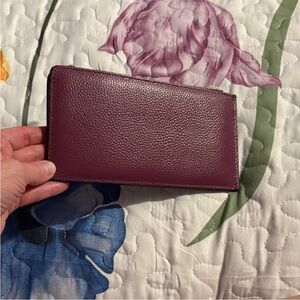 NWOT Elegant Purple Credit Card Holder